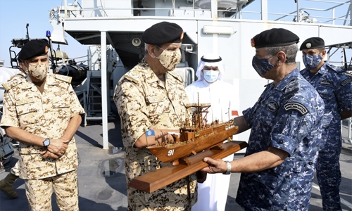 BDF Commander-in-Chief inspects “RBNS Al-Zubara” BDF Commander-in-Chief inspects “RBNS Al-Zubara”