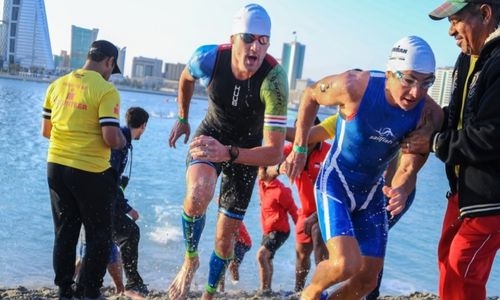 HH Shaikh Nasser  welcomes 1061 Ironman 70.3 Middle East Championship participants