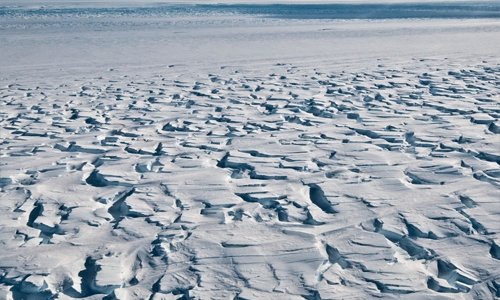 Ice shelf protecting Antarctic glacier is breaking up faster