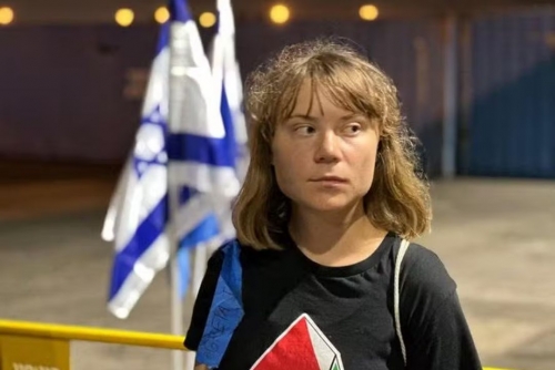 Israel Threatens to Arrest Greta Thunberg as ‘Terrorist’ After Gaza Flotilla Mission Israel Threatens to Arrest Greta Thunberg as ‘Terrorist’ After Gaza Flotilla Mission