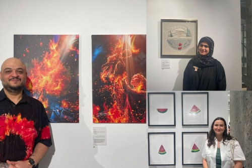 Solidarity with Palestine through art