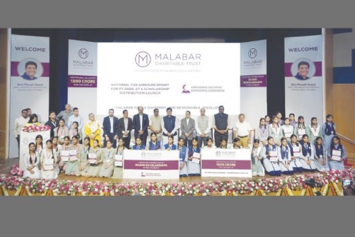 India Union Minister Piyush Goyal unveils Malabar Gold & Diamonds’ USD 24M CSR Initiative