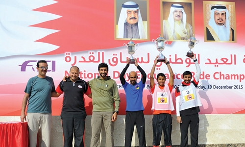 Endurance race winners honoured Endurance race winners honoured