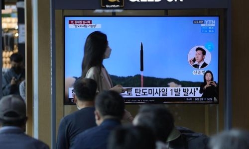 North Korea fires suspected missile into sea North Korea fires suspected missile into sea