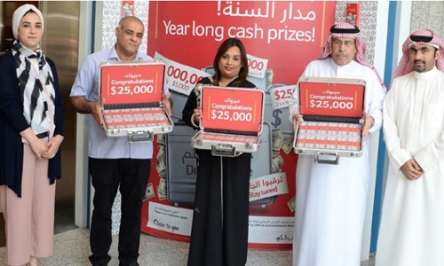 National Bank of Bahrain names Al Watani May winners 