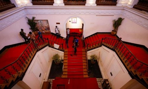 Sri Lankan President on his way to Singapore after fleeing Colombo