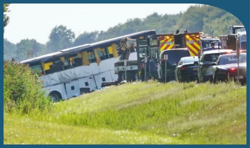 Five Dead, Dozens Hurt in Tour Bus Crash Near Buffalo