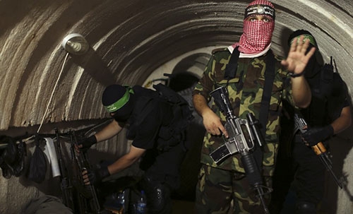 Two Hamas fighters buried after Gaza tunnel collapse