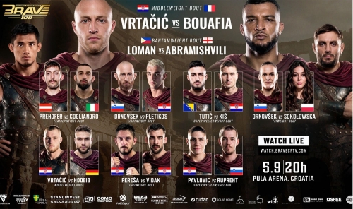 BRAVE CF 108 SET TO MAKE HISTORY IN CROATIA WITH STACKED CARD BRAVE CF 108 SET TO MAKE HISTORY IN CROATIA WITH STACKED CARD