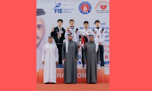 HH Shaikh Khalid opens Asian juniors, cadets fencing championship HH Shaikh Khalid opens Asian juniors, cadets fencing championship