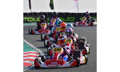 Luca Kane leads the way for Bahrain in opening practices of Rotax grand finals