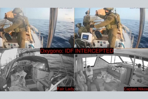 Israel intercepts Gaza aid flotilla Israel intercepts Gaza aid flotilla