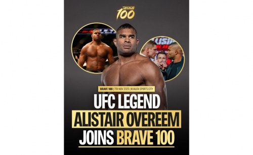 UFC legend Overeem joins BRAVE 100 UFC legend Overeem joins BRAVE 100