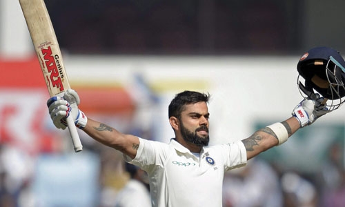 Kohli’s double hundred headlines India’s run feast