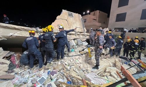 Jordan building collapse kills five