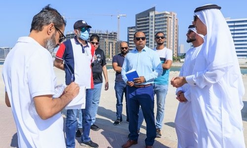 Organising committee of Ironman 70.3 Middle East Championship visit the tournament site