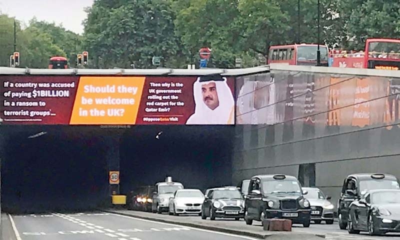 Controversy surrounds Qatari Emir’s UK visit