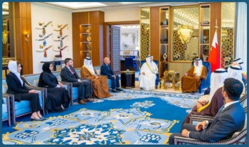 HRH the Crown Prince and Prime Minister Meets Bahrain Bar Society Board