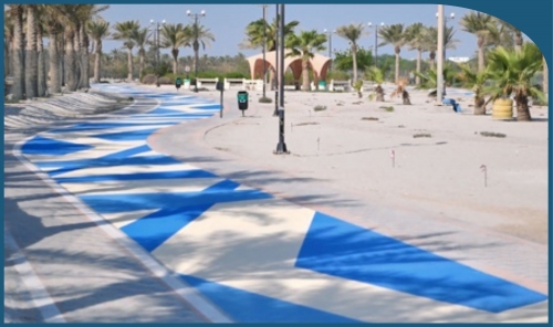 Minister Inspects Progress on Riffa Walkway Development Minister Inspects Progress on Riffa Walkway Development