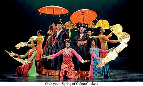 Grab your ‘Spring of Culture’ tickets Grab your ‘Spring of Culture’ tickets