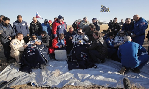 UAE’s Al Mansoori returns after space mission UAE’s Al Mansoori returns after space mission