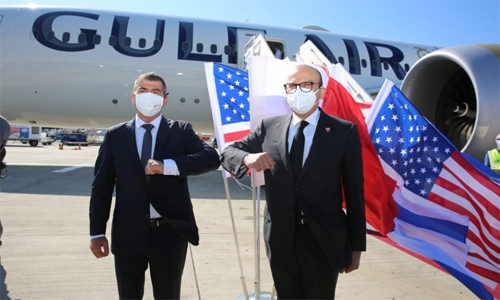 Bahrain delegation arrives in Tel Aviv
