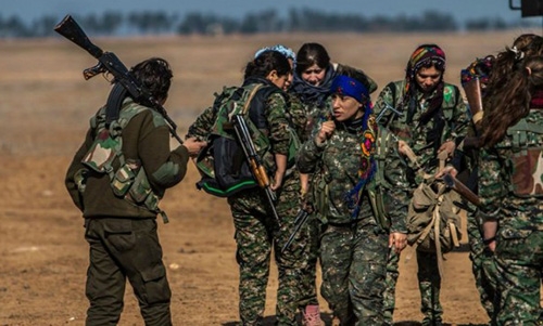 Arab-Kurd fighters kill 16 IS jihadists near Syria 'capital'