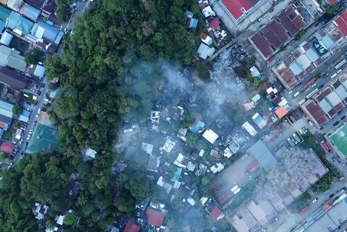 Fire destroys dozens of homes in Malaysia's Sabah state