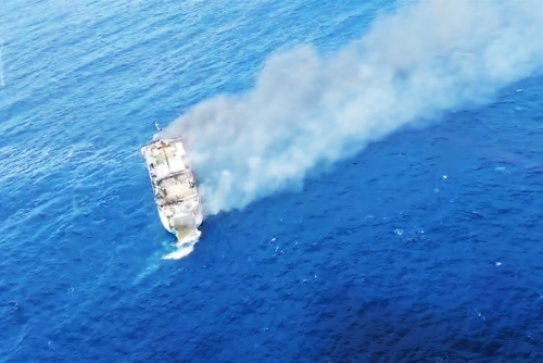 Passengers rescued as second ferry in days catches fire in Indonesia Passengers rescued as second ferry in days catches fire in Indonesia