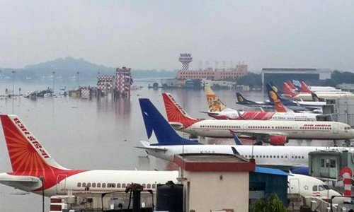 Airport reopens in India's flood-hit south