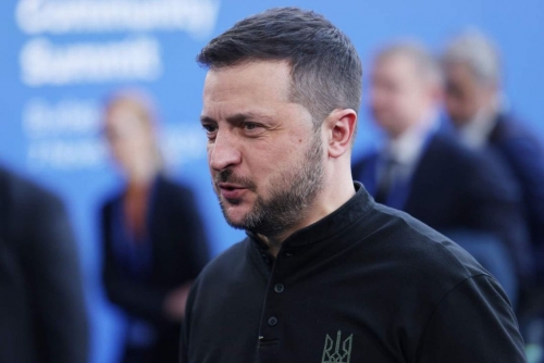 Zelensky hails 'three years of resistance' on Russian invasion anniversary
