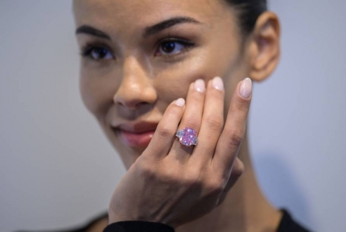 Rare pink diamond worth $35 mn set for auction in New York