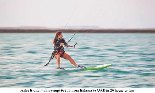 ART Rotana backs record breaking attempt of kite surfer Brandt ART Rotana backs record breaking attempt of kite surfer Brandt