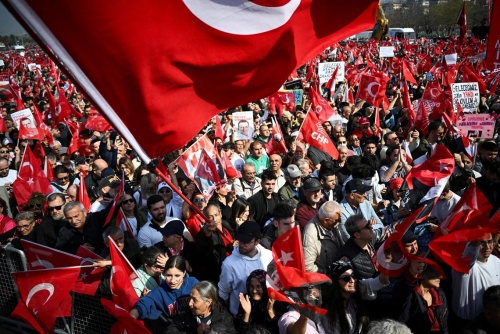 Hundreds of thousands join Istanbul protest rally