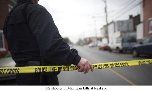 Five killed in Michigan shooting rampage, suspect arrested Five killed in Michigan shooting rampage, suspect arrested