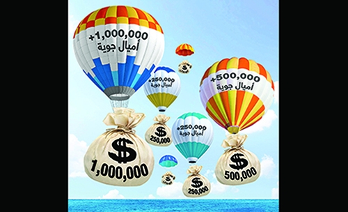 BBK Al Hayrat offers 2,000,000 Air miles and 2.5 million cash prizes!