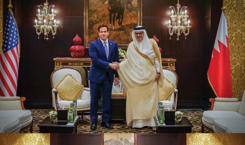 FM Dr. Al Zayani Meets US Secretary of State