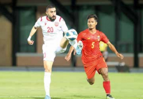Bahrain down Myanmar in international friendly held in Bangkok