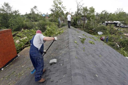 Five dead after storms rip through southern US