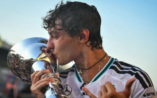 Sensational Antonelli wins Italian GP from back of grid