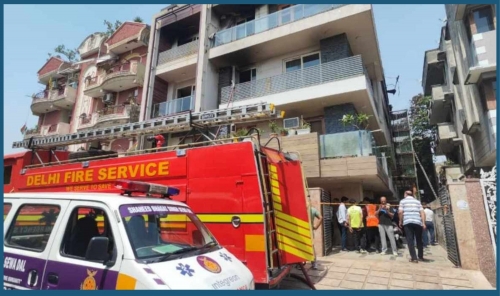 Nine Killed, Including Infant, in Devastating Delhi Residential Fire