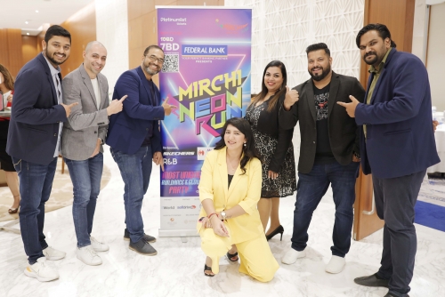 Unleash your inner neon at the Mirchi Run; 3km of music, fun and fitness