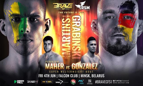 BRAVE CF releases official poster for Belarus debut BRAVE CF releases official poster for Belarus debut