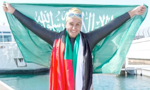 Saudi woman becomes first swimmer to cross Dubai Creek, Dubai Water Canal