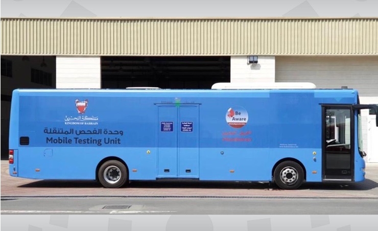 Public transport buses turned into mobile COVID-19 testing units