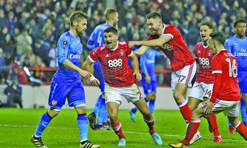 Arsenal knocked out Arsenal knocked out