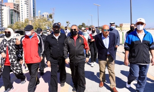 Al Fateh Walkway provides ample physical fitness opportunities