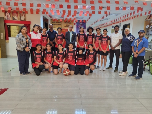 NMS girls seal CBSE Bahrain cluster basketball title NMS girls seal CBSE Bahrain cluster basketball title