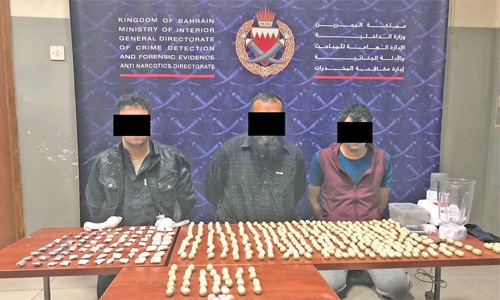 Three Asians arrested with narcotics