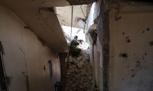 Calm near Syria capital after Russia calls for fighting freeze